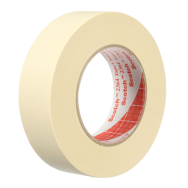 Scotch Masking Tape, 1 1/2x60 yd., Tan, PK24, 1 1/2" W x 60 yds L, Tan, 24 PK T9362364 - main